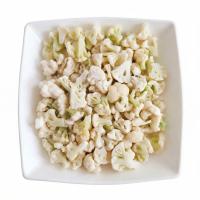 цветная капуста в тарелке белый фон