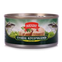 Тунец кусочками в масле Вианг