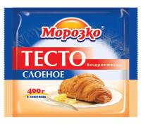 Тесто слоеное бездрожжевое Морозко 400 г