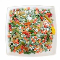 гавайская смесь в тарелке