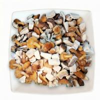 смесь грибная в тарелке