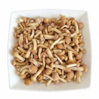 опята в тарелке белый фон