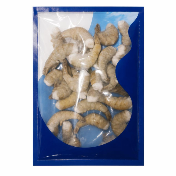 Тигровые креветки см бг 1620 1кг (9) Айсберг квадратная упаковка