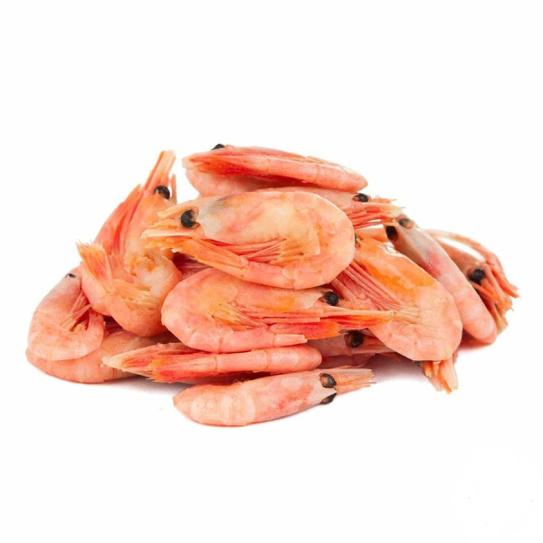 Креветки варено-мороженые неразделанные