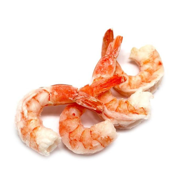 Тигровые креветки очищенные бланшированные с хвостом