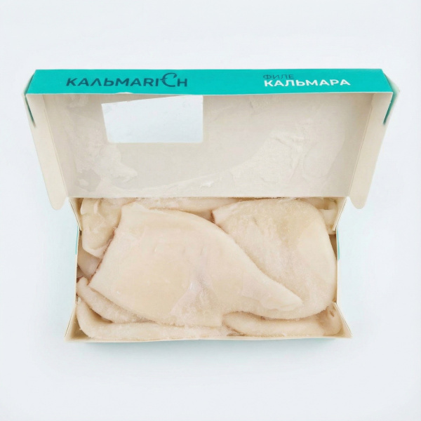 кальмар тушка 600гр, открытая