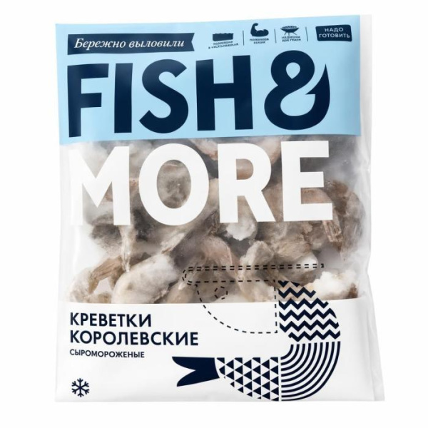 Тигровые креветки см. бг 1620 1кг.(10) FISH & MORE